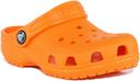 Crocs Toddler Classic Clog, Orange, C8