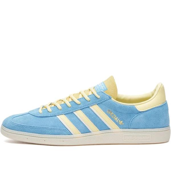 Adidas Handball Spezial Sneakers in Semi Blue burst/almost yellow/crystal White, Size UK 3 | End Clothing