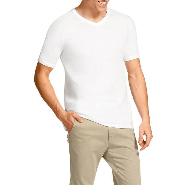 Bonds 2 Pack V Neck Raglan Blank Plain Basic Mens White T Shirt Tee Top