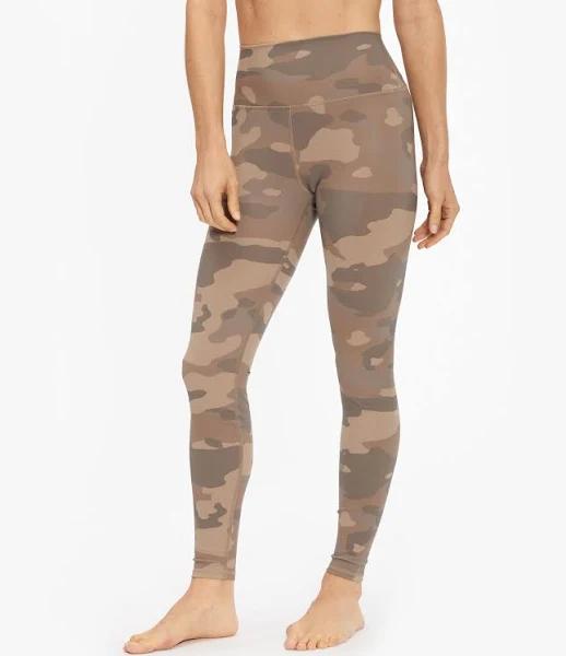 Alo Yoga High Waist Vapor Airbrush Leggings W5635R Putty Camouflage - M