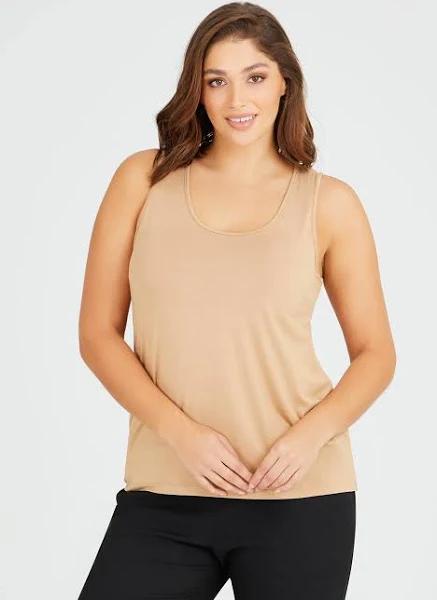 Plus Size Women's Bamboo Base Cami Size 12 in Natural - Taking Shape