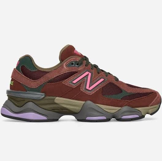 New Balance 9060 Rich Oak Burgundy