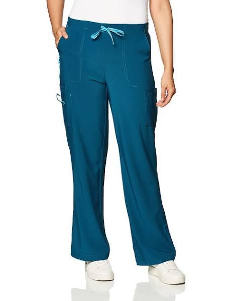 Carhartt Force Women's Cross-Flex Cargo Scrub Pants - S - Carib Blue