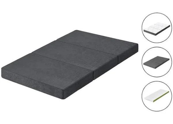 S.E. Folding Mattress Camping Pad with Fabric Cover Double