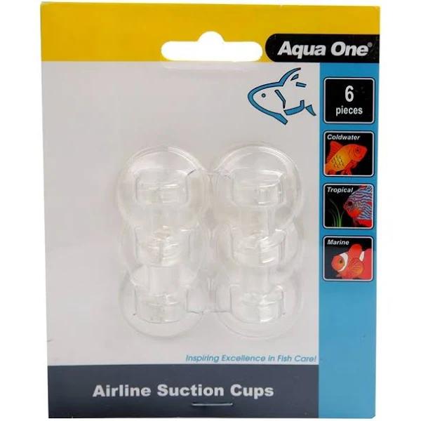 Aqua One Air Line Suction Cups 6 Pack