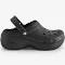 Crocs Women's Classic Platform Lined Clog; Black, W10