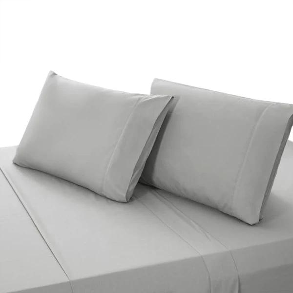 Valeria 1000TC Ultra Soft Bed Sheet Set - King Light Grey