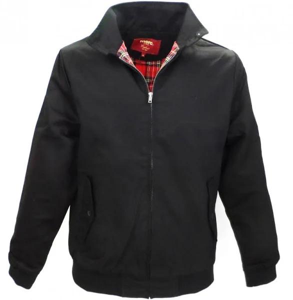 Merc London Black Harrington Jacket x Large / Black