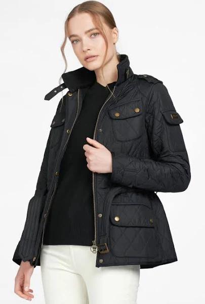 Barbour International Women's Polarquilt Jacket - Black - UK 12