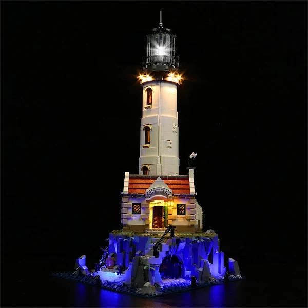 Brick Shine - Light Kit for LEGO Motorized Lighthouse 21335 - Classic Version