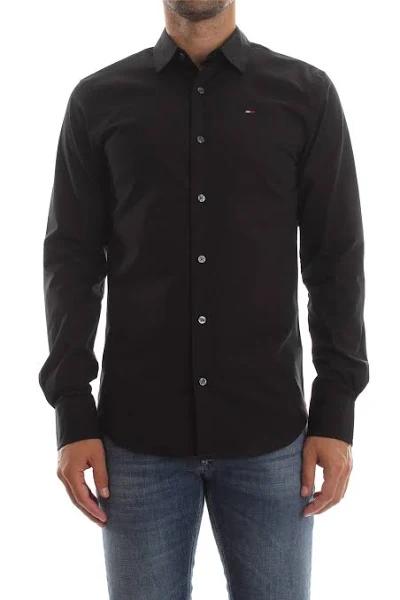 Tommy Hilfiger Men Shirt, Black / M | Zip & AfterPay