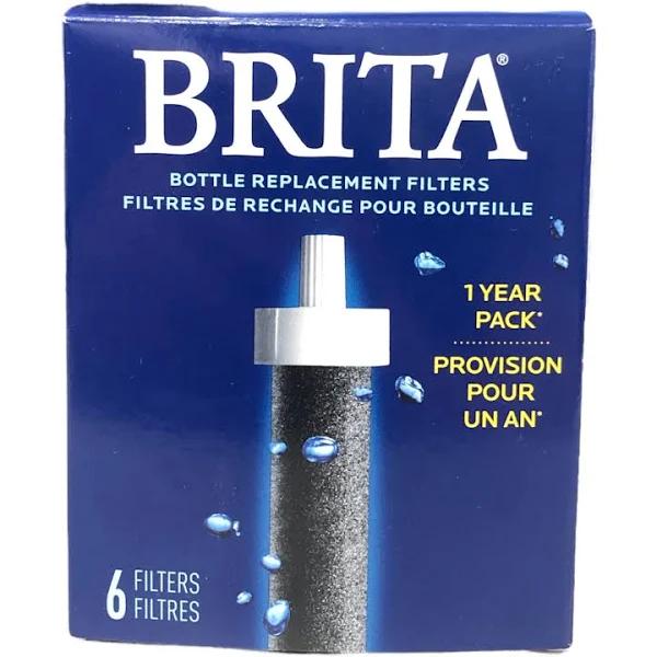 Brita Premium Water Bottle Replacement Filter 6-pk.