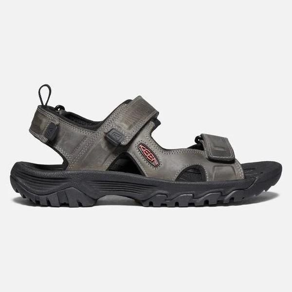 Men's Targhee III Open Toe Sandal Grey Black Grey Black / 14