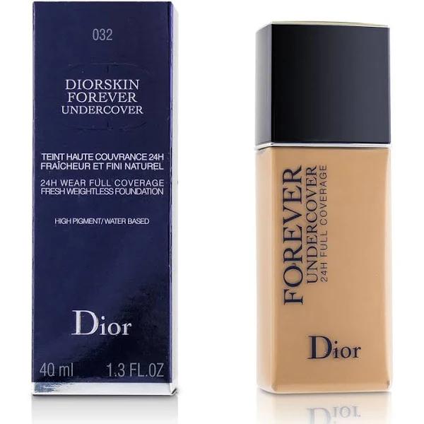 Christian Dior Diorskin Forever Undercover 24H Wear Full Coverage Foundation 032 Rosy Beige 1.3oz / 40ml