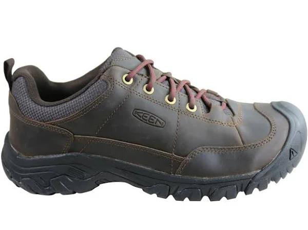 Keen Mens Targhee III Oxford Wide Fit Leather Comfortable Shoes - Dark Earth Mulch - 9.5 US or 27.5 cm