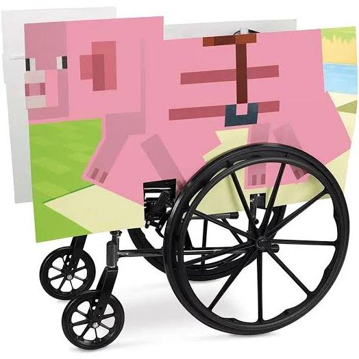 Minecraft Pig Adaptive Wheelchair Cover Costume