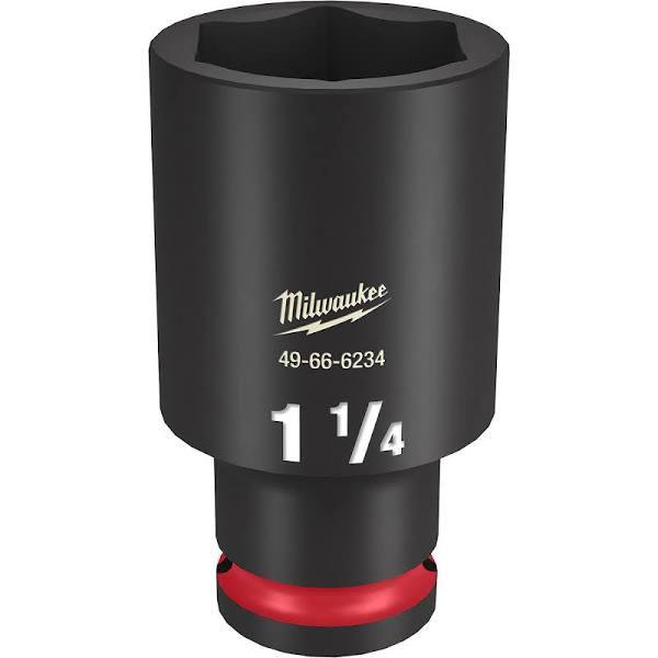 Milwaukee Shockwave 1/2" Drive 1-1/4" Deep 6 Point Impact Socket 49666234 by Autoelec