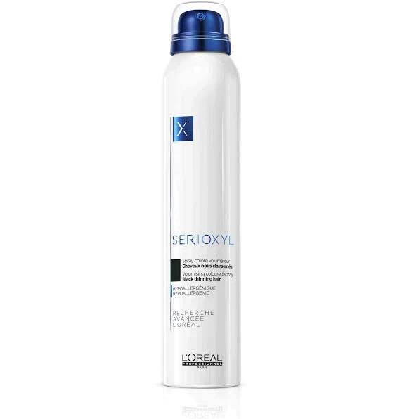 L'Oreal Professionnel Serioxyl Volumising & Bodifying Coloured Spray - Black (200ml)