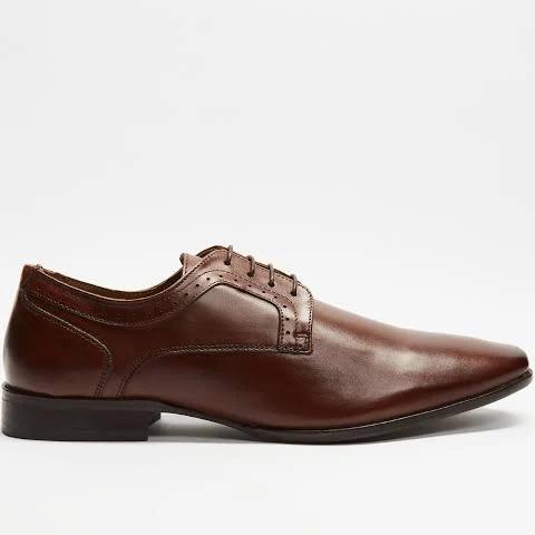 Double Oak Mills - Men's Brown Brogues & Oxfords - Aldridge Leather Dress Shoes - Size 11 at The Iconic