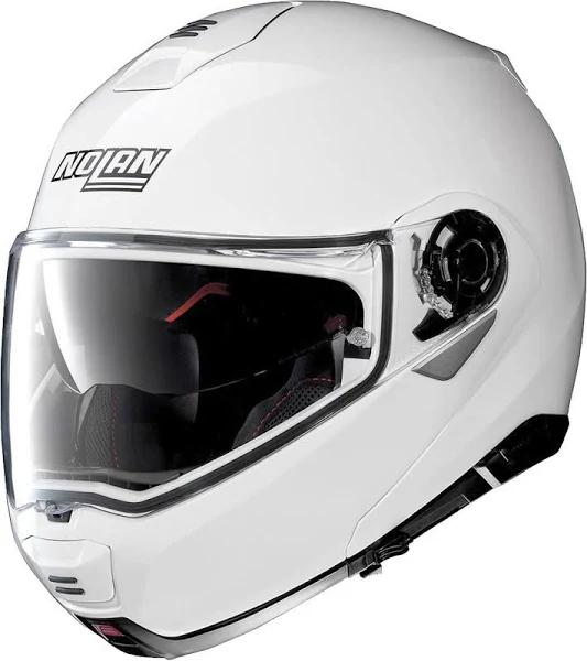 Nolan N100-5 Classic N-COM Helmet, White, Size 3XL