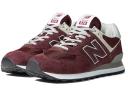 New Balance Men's 574 Core Burgundy/White - Size 14