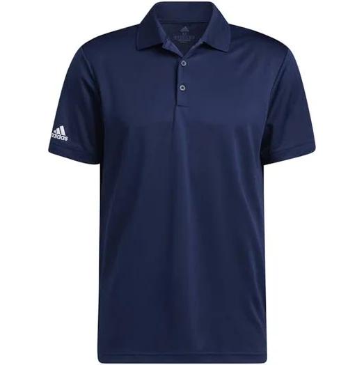 Adidas Mens Performance Polo Shirt Navy L Polyester Mens Polo Shirt