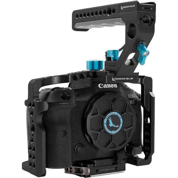 Kondor Blue Canon Arca R5/R6/R Full Cage With Top Handle (Black)