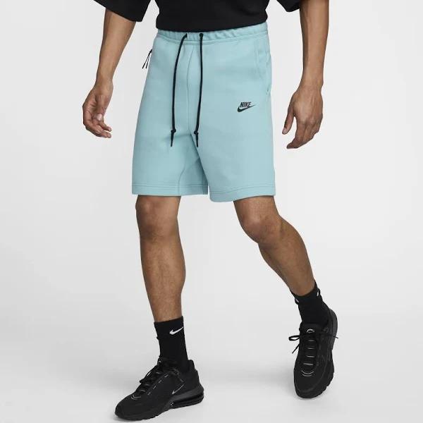 Nike Sportswear Tech Fleece Men's Shorts - Blue - Cotton/Polyester - 50% Sustainable Blends