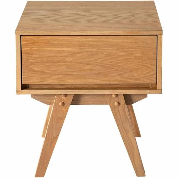 Farrow 1 Drawer Bedside | Honey Oak | Bedroom | Early Settler Furniture