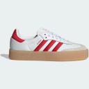 Adidas Sambae White Collegiate Green Gum (Women's)