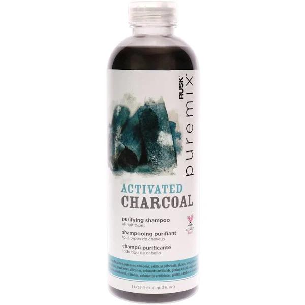 Rusk Puremix Activated Charcoal Purifying Shampoo 35 oz