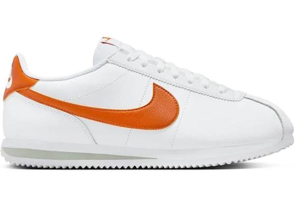 Nike Cortez White Campfire Orange