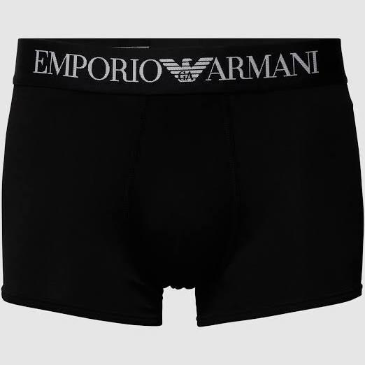 Emporio Armani Underwear Stretch Trunks Black