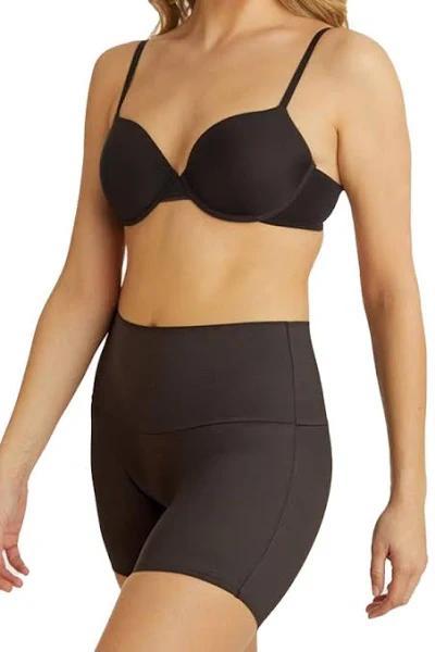 Miraclesuit Shapewear Comfy Curves Waistline Shaping Bike Pant - Black - S