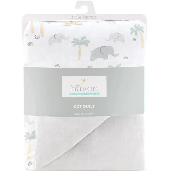 Little Haven Baby Quilt - Elephant