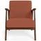 Den Fabric Armchair Indian Red by Freedom