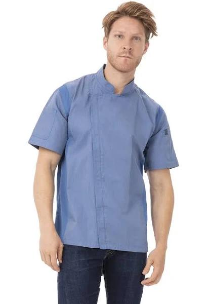 Chef Works | Springfield Chef Jacket- Sky Blue | 3XL