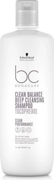 Schwarzkopf BC Bonacure Clean Balance Deep Cleansing Shampoo 1000ml