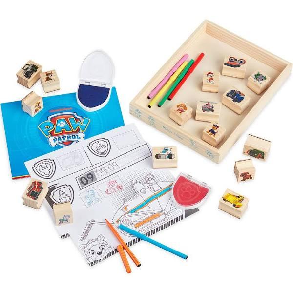 Melissa & Doug - Paw Patrol - Wooden Stamps Activity Set