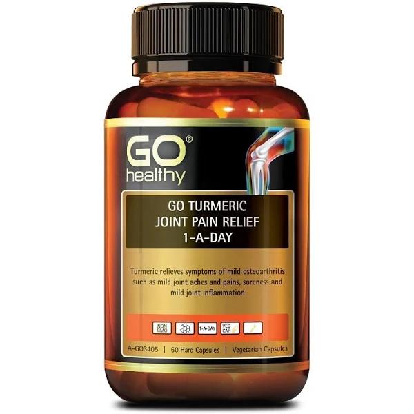 Go Healthy Turmeric Joint Pain Relief 1 A Day 60 Vege Capsules