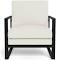 Cubist Fabric Occasional Armchair White by Freedom