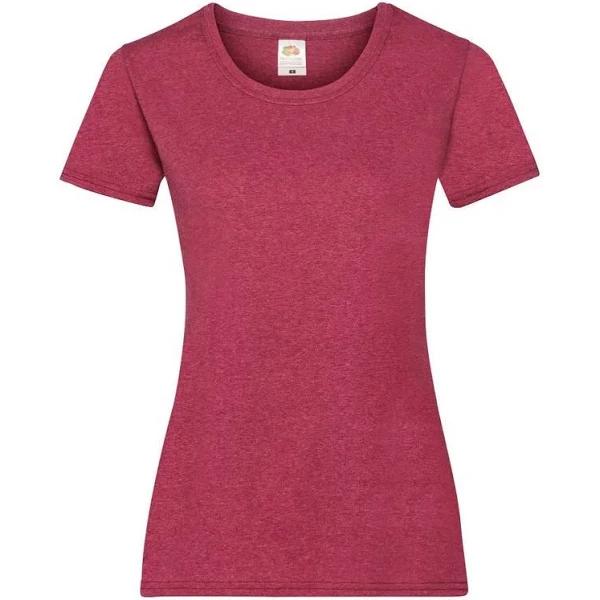 Fruit of The Loom Ladies/Womens Lady-Fit Valueweight Short Sleeve T-Shirt (Pack of 5) - Size XS