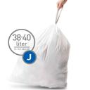 simplehuman Code J Custom Fit Liners 60pk