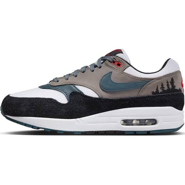 Nike Air Max 1 Premium White/ Slate Blue-Black-Soft Grey