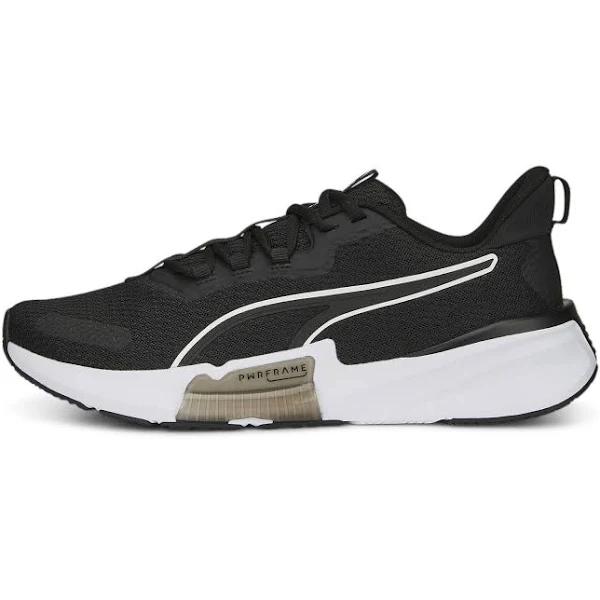 PWRFrame Tr 2 Men's Training Shoes in Black/White/Silver, Size 9, Synthetic by Puma