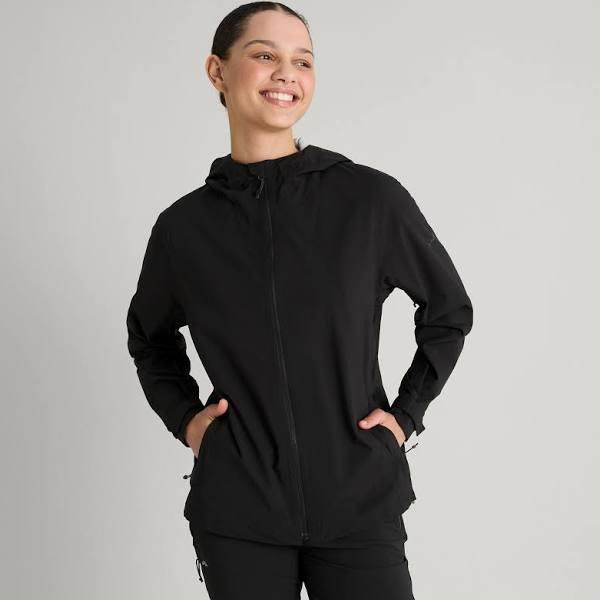 Kathmandu Trailhead Stretch Women's 2.5-layer Rain Jacket | Black - XXL