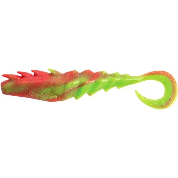 Berkley Gulp Nemesis Prawn Curl Tail 5 Inch / Nuclear Chicken