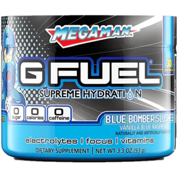 G Fuel Hydration Formula Caffeine Free - Megaman Blue Bomber Slushee