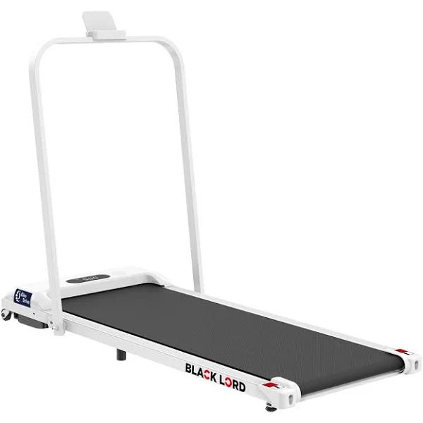 Black Lord Treadmill Electric Walking Pad Home Fitness Foldable White w/ Smart Watch - AfterPay & zipPay Available