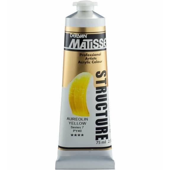 Matisse Structure Acrylic 75ml S7 - Aureolin Yellow